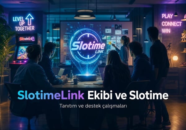 SlotimeLink ekibi ve Slotime platformu tanıtım çalışmaları